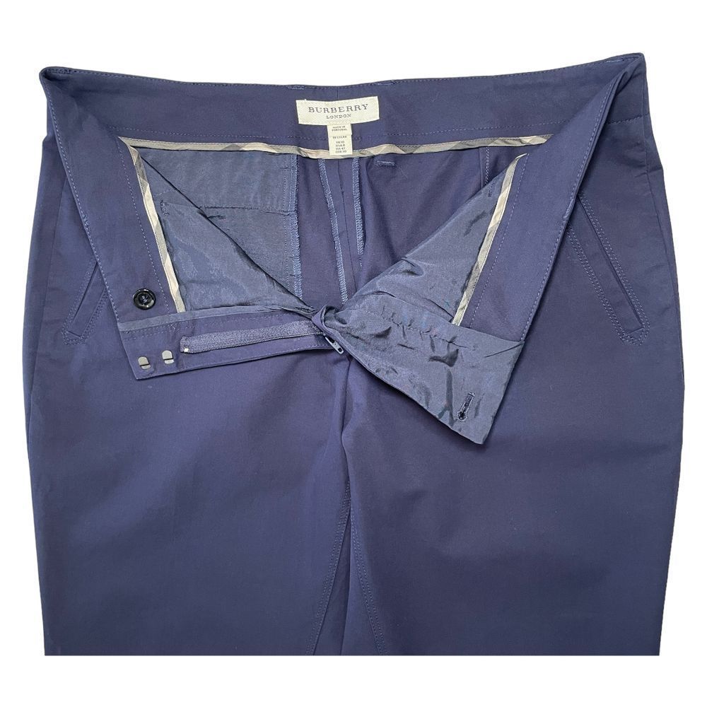 Burberry Navy Blue Women's Dress Pants